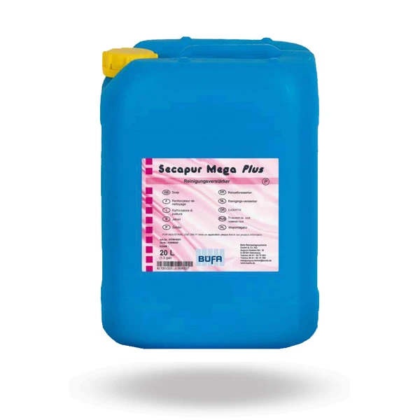 Intecsum Bufa Secapur Mega Plus, detergente y acabador anfótero para PER 20 l