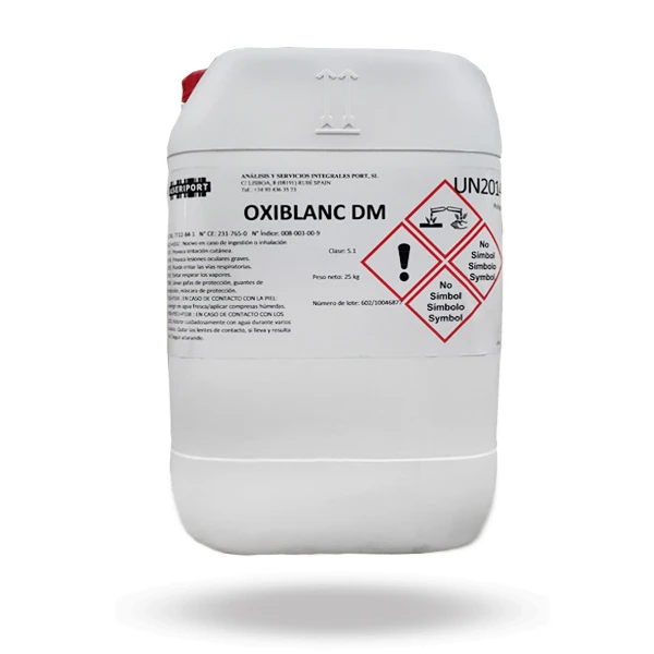 Intecsum Oxiblanc DM - oxiblanc, blanqueante oxigenado líquido 25 Kg