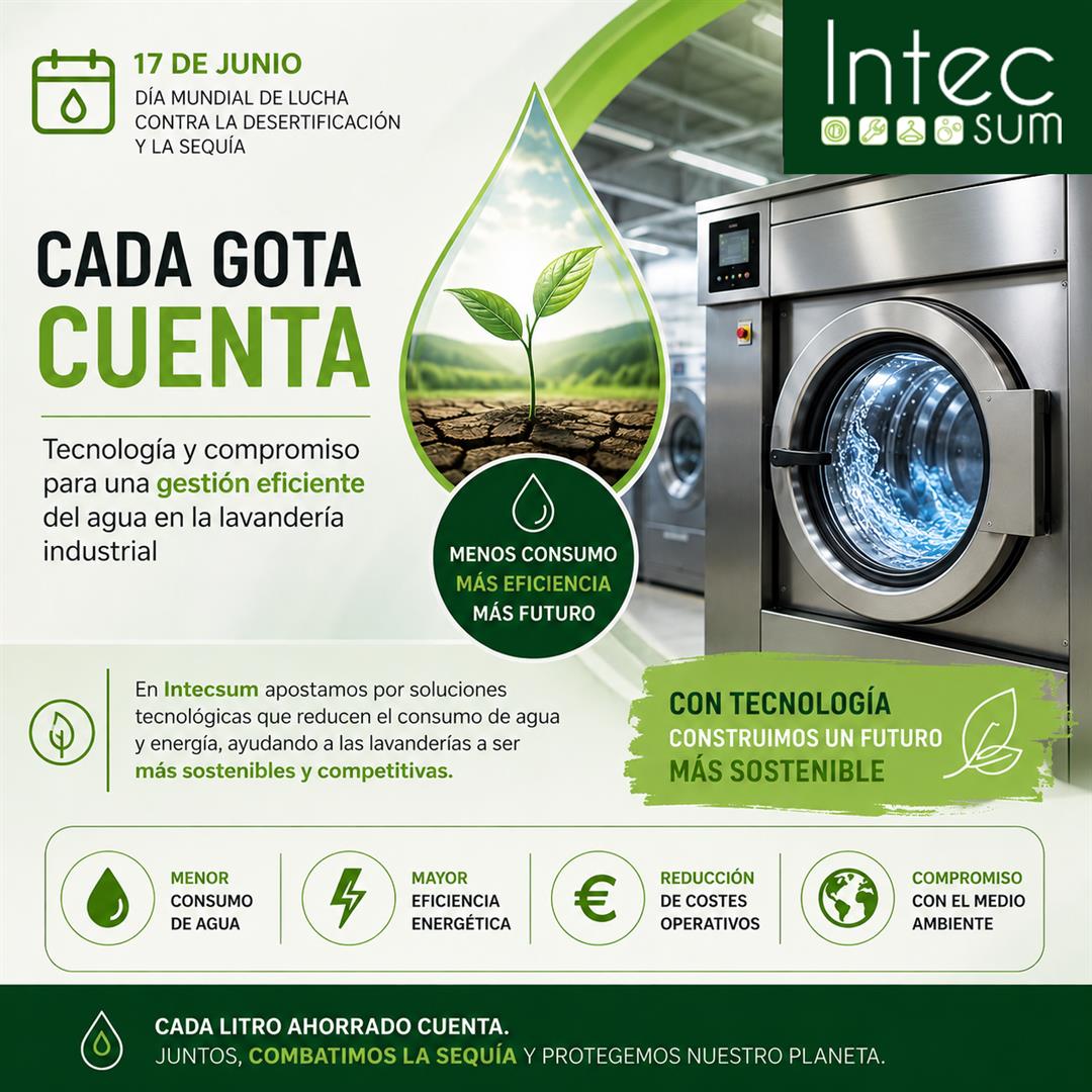 En Intecsum ayudamos a lavanderías industrialesa mejorar su eficiencia mediante soluciones tecnológicas avanzadas