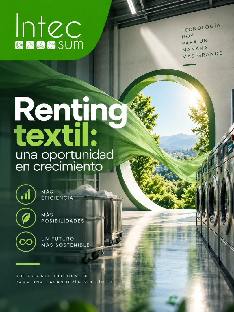 Maquinaria de lavandería industrial Grandimpianti disponible mediante renting con Intecsum